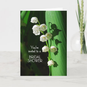 Bridal Shower Invitation Lily of the Valley