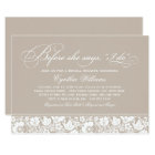 Taupe Wedding Invitations 5