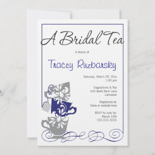 Bridal Shower Invitation - Tea