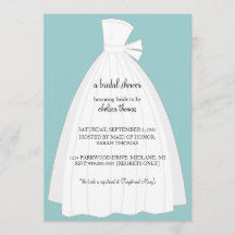 Bridal Shower Invitation {Teal Blue}