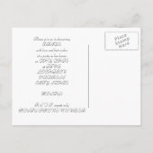 Bridal Shower Invitation-Yellow Polka Dot Invitation Postcard (Back)
