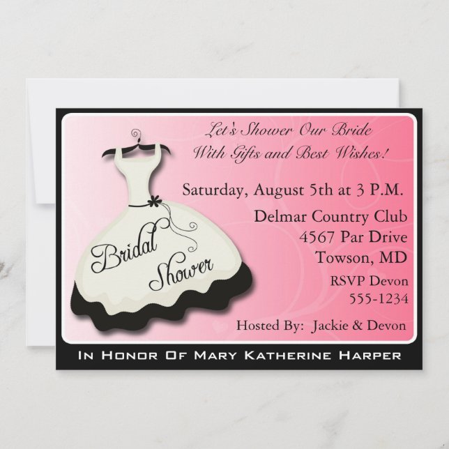 Bridal Shower Invitations (Front)