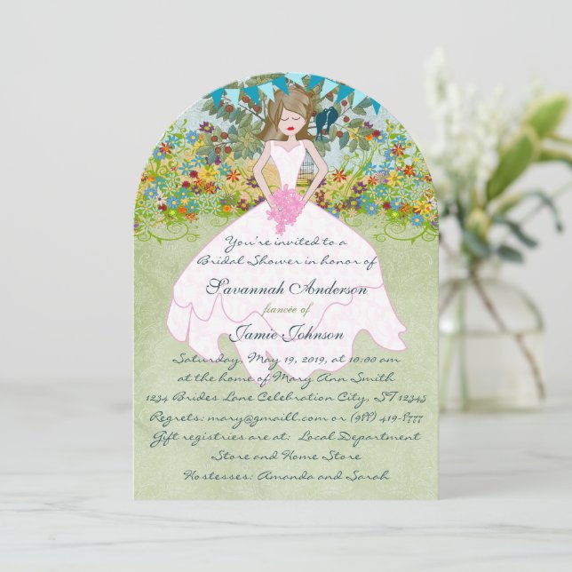 Bridal Shower Invitations (Standing Front)