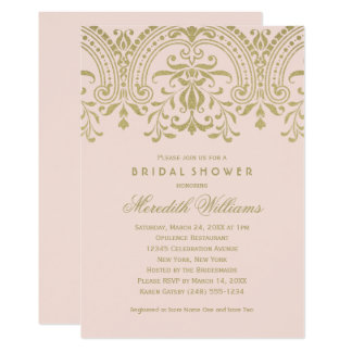 Housewives 1950s Bridal Shower Ideas Themes Vintage Fl Bridal Shower Invitation