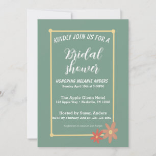 Bridal shower invite