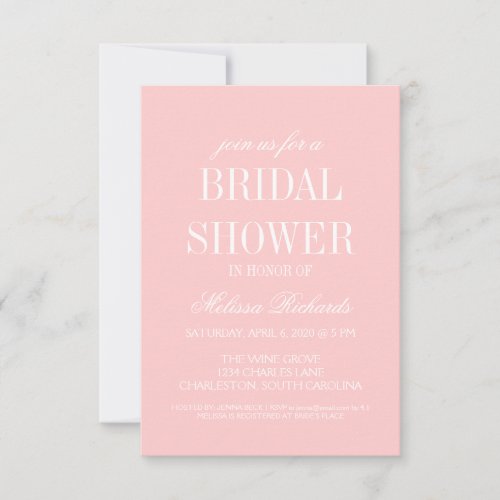 Bridal Shower Invite  Billboard