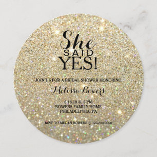 Bridal Shower Invite - She Said Yes