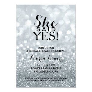 She Said Yes Invitations 8