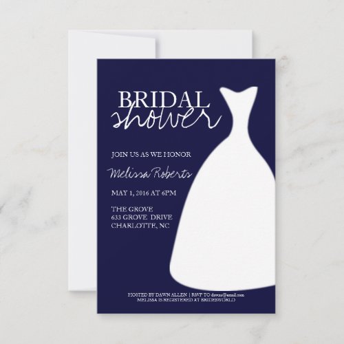 Bridal Shower Invite | Silhouette