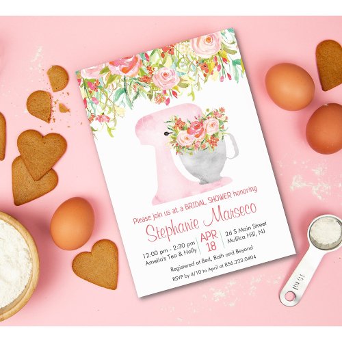 Bridal Shower Kitchen Tea Invitation
