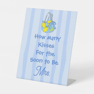 Bridal Shower Lemon Sign for Hershey's Kisses