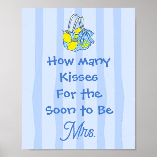Bridal Shower Lemon Sign for Hershey's Kisses