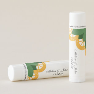 Bridal Shower Lemon Wedding Lip Balm