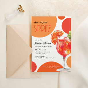 Bridal Shower Love at First Spritz  Invitation