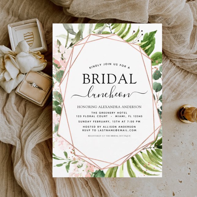 Bridal Shower Luncheon Greenery Eucalyptus Invitation (Creator Uploaded)