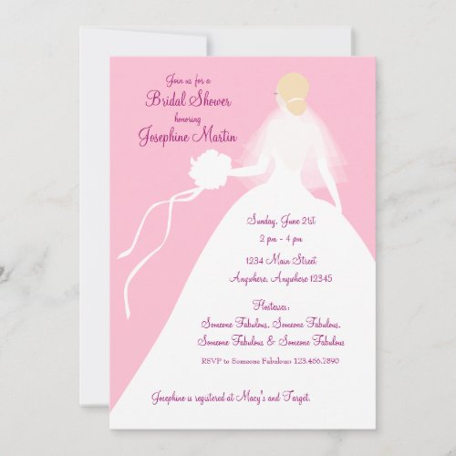 Bridal Shower Luncheon Invitation