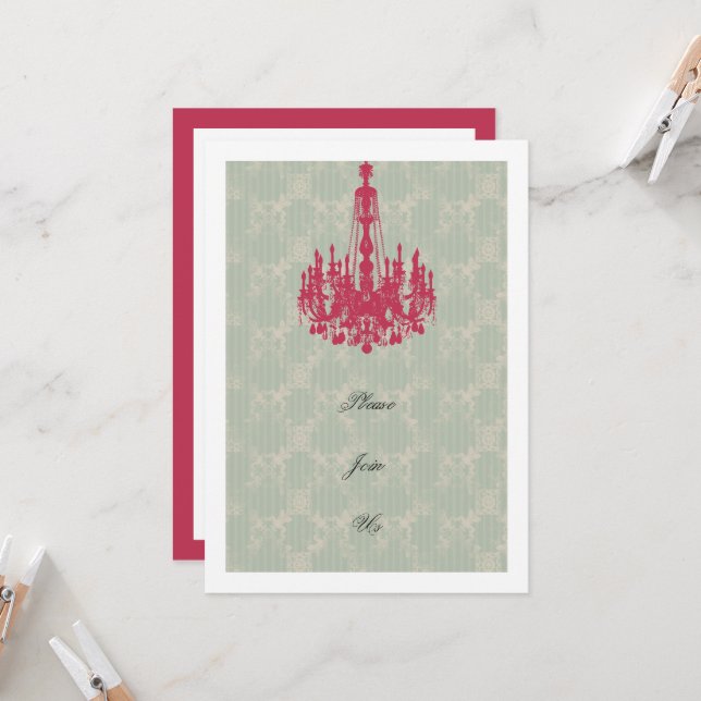 Bridal Shower Luncheon Template (Front/Back In Situ)