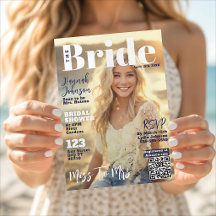 Bridal Shower Magazine Cover