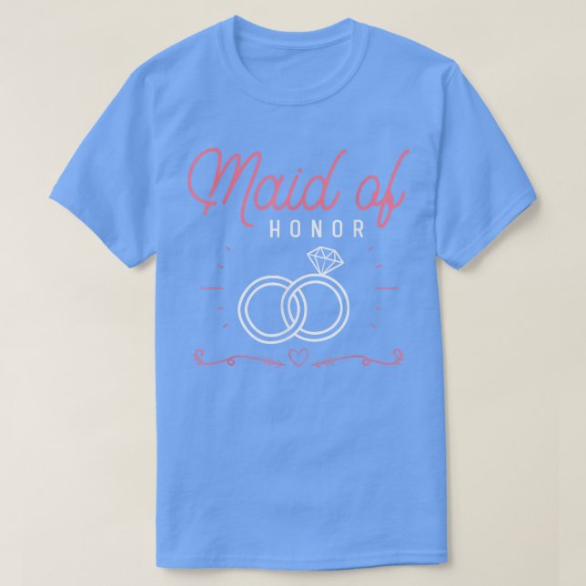 Bridal Shower Maid Of Honor Bachelorette Party Bri T-Shirt (Design Front)
