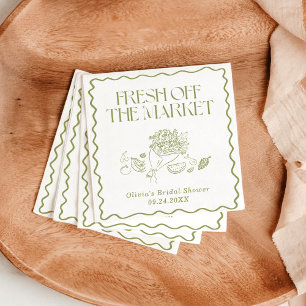 Bridal Shower Napkins Fresh Off the Market