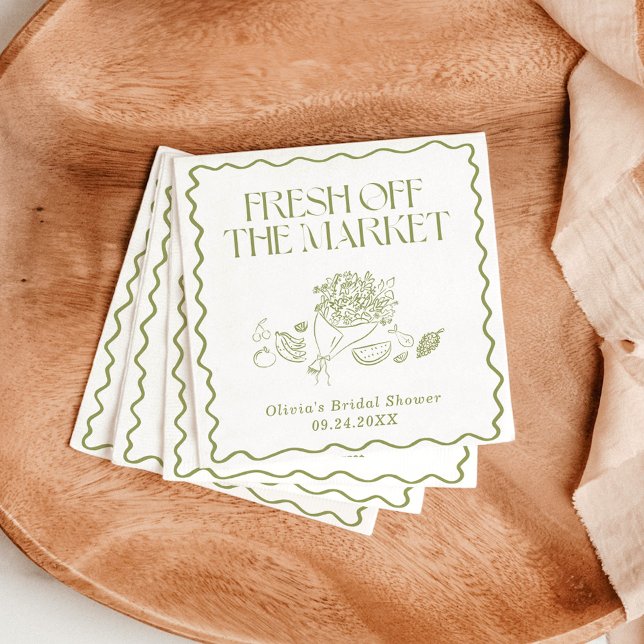 Bridal Shower Napkins Fresh Off the Market (Creator Uploaded)