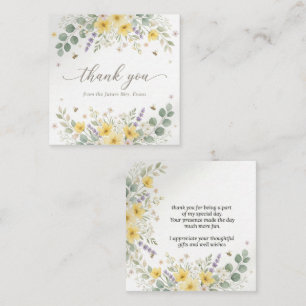 Bridal shower note card