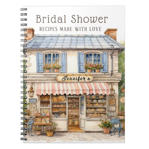 Bridal Shower Notebook