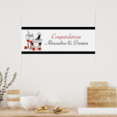 Bridal Shower or Engagement Customized Banner Poster (Kitchen)