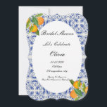 BRIDAL SHOWER ORANGES INVITATION<br><div class="desc">BRIDAL SHOWER ORANGES INVITATION FOR SPRING,  SUMMER AND THE FALL.</div>