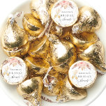 Bridal Shower pampas grass rose gold bubbly Hershey®'s Kisses®<br><div class="desc">For an elegant and modern bridal shower/bubbly brunch. A white background. Decorated with rose gold,  pink florals,  pampas grass. Personalize and add a name and date.</div>