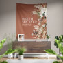 Bridal shower pampas modern elegant terracotta tapestry