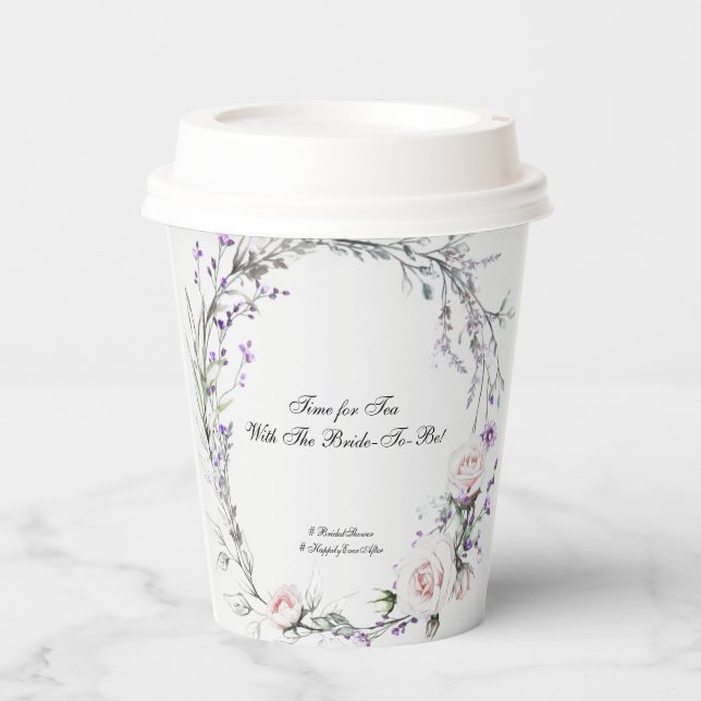 Bridal Shower Paper Cups (Front)