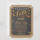 Bridal Shower Party Fall in Love Autumn Invite