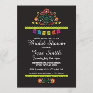 Bridal Shower Party Fiesta Mexican Invite