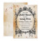 Bridal Shower Party Gothic Frame Halloween Invite