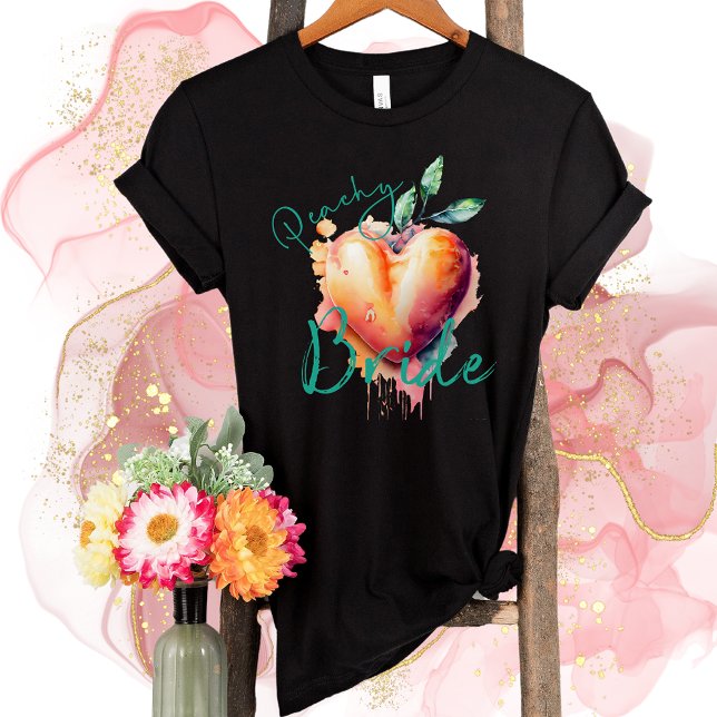 Bridal Shower Peachy Bride-Bachelorette Squad T-Shirt (Creator Uploaded)