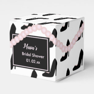 Bridal Shower Pearls and Heals Wedding Favor Boxes