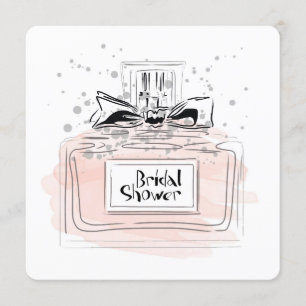 Bridal Shower Perfume Bottle Invitation