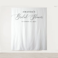 Bridal Shower Photo Backdrop | Minimalist Elegant
