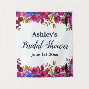 Bridal Shower Photo Booth Backdrop Wildflower Prop