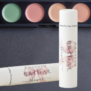 Bridal Shower pink bow Lip Balm