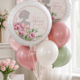 Bridal Shower Pink Tulip Balloon