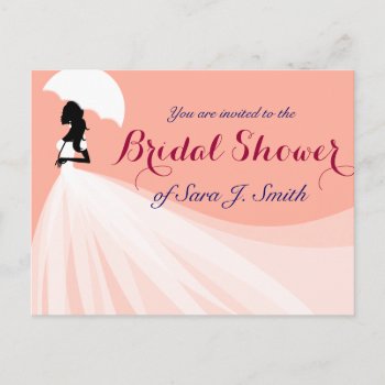 Bridal Shower Postcard by iroccamaro9 at Zazzle