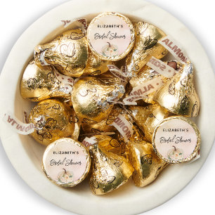 Bridal shower pumpkin fall cream rose gold hershey®'s kisses®