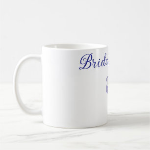 Bridal shower purple add name date elegantstylish coffee mug