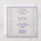 Bridal Shower Purple Blue Floral Tea Party