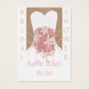 raffle tickets bridal wedding