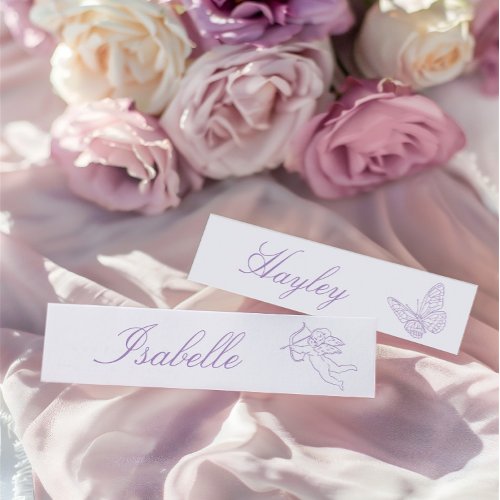 Bridal Shower Reception Guests Name Card 6 in 1
