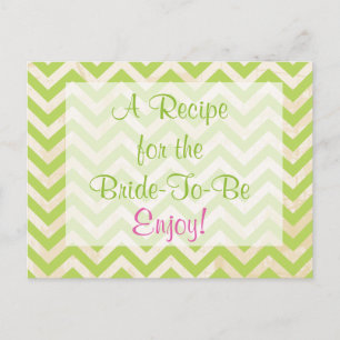 Bridal Shower Recipe Card