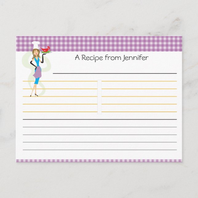 Bridal Shower Recipe Card (Front)